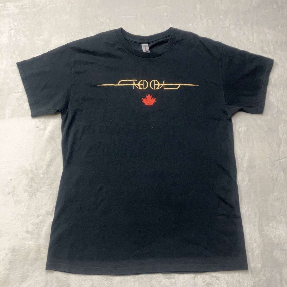 2023 Tool Band Canada Tour T-Shirt Mens L Fear Inoculum Concert Merch Black